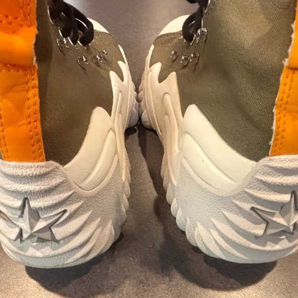 Converse Run Star Motion High GREEN Chuck Taylor M 7/W 8.5Platform....EUC!!!!!! - Picture 4 of 9